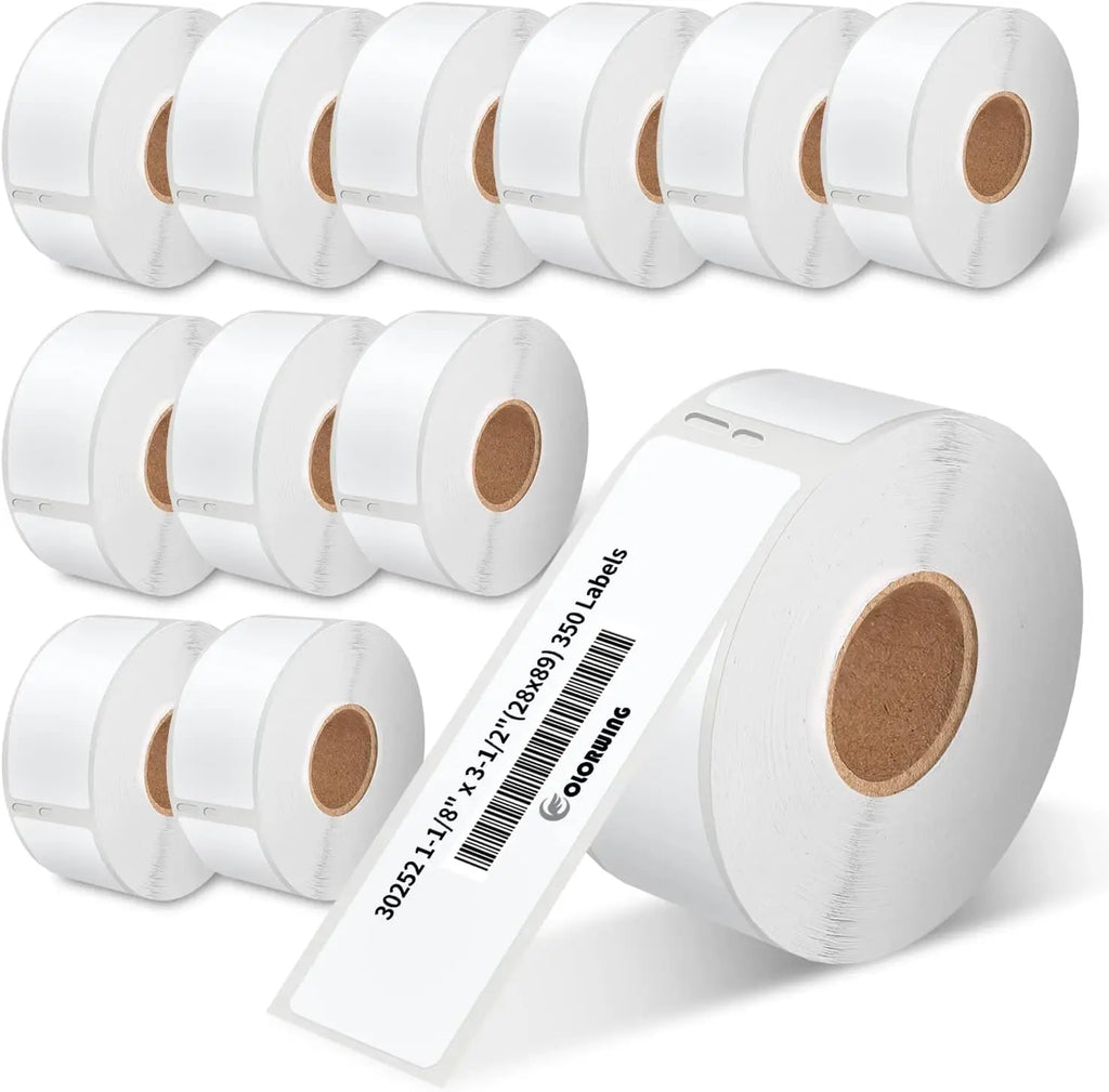 Étiquettes d'adresse Phomemo A30252 28 × 89 mm – Compatibles avec les étiqueteuses Dymo LabelWriter 450 / 4XL