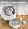 Slimme Zelfreinigende Kattenbak met App – Automatische Litter Box met Geurcontrole