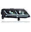 LED-Scheinwerfer mit dynamischem Blinker für Audi A6 (2005–2011) – Tagfahrlicht & Bi-Xenon
