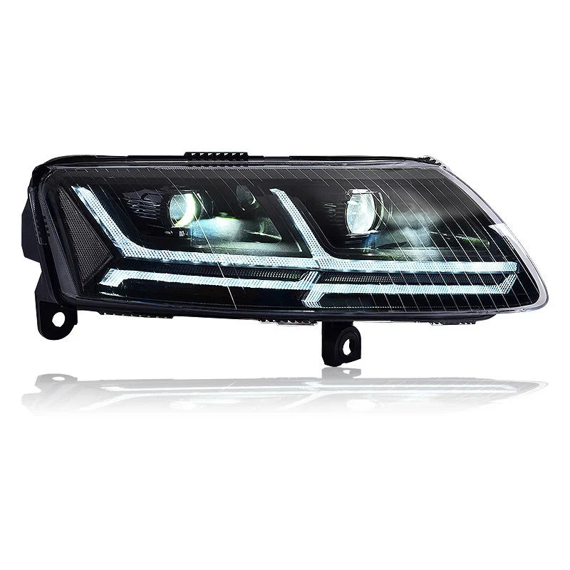 LED-Scheinwerfer mit dynamischem Blinker für Audi A6 (2005–2011) – Tagfahrlicht & Bi-Xenon