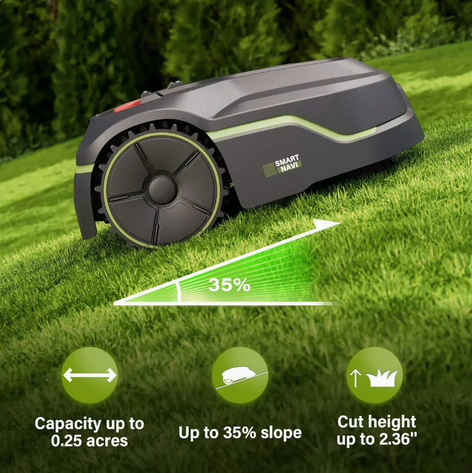 🤖 I600 Robot Grasmaaier – Slimme Accu Grasmaaier met App Bediening 🌿