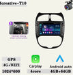 Android 2DIN Autoradio 7” met CarPlay & Android Auto voor Peugeot 206 (2000–2008)