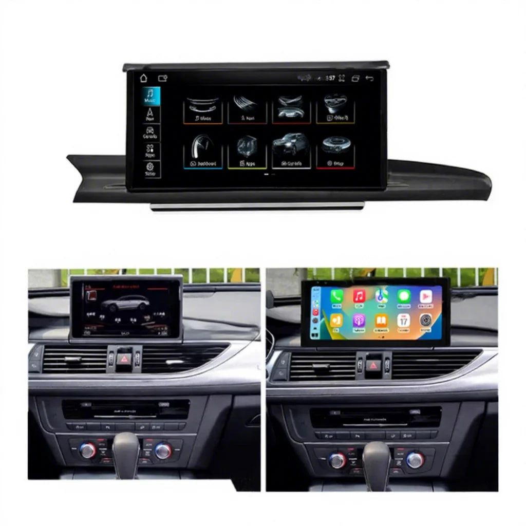 MOOKAKA 12,3-Zoll-Autoradio für Audi A8 S8 D4 – Android 13 Multimediasystem mit 1920x720 IPS-Display