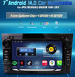 Erisin ES6660PB Android 14 Autoradio – 2DIN GPS-Navigation mit kabellosem CarPlay & Android Auto für Opel