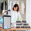 Déshumidificateur 2.5L – Déshumidificateur Électrique Puissant pour Salle de Bain, Chambre & Camping-car