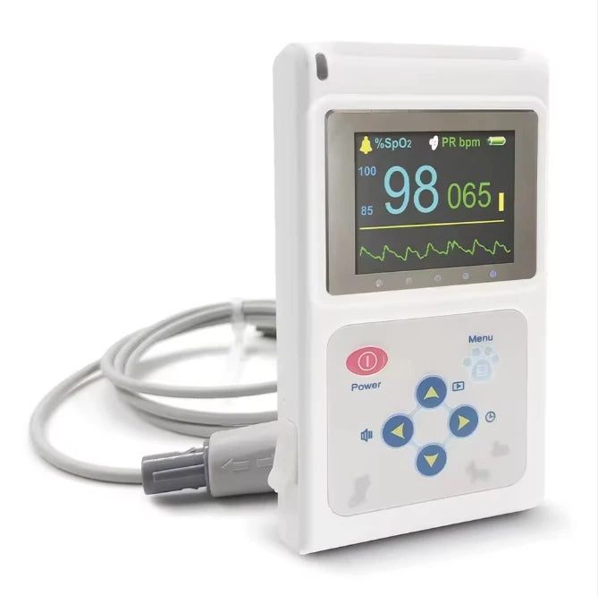 VahnLing Veterinär-Pulsoximeter für Haustiere – Handliches Sauerstoffmessgerät für Hunde und Katzen