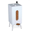 Gamelle en bois pour chien et chat – Distributeur de croquettes automatique au design Noyer grande capacité