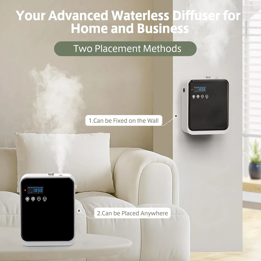 Smarter Aroma Diffuser mit App – Wandmontierter Duftspender 240ml für Zuhause & Hotel