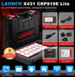 Lancez l'appareil de diagnostic OBD2 Launch CRP919E Lite – Analyseur de moteur professionnel (12 V)