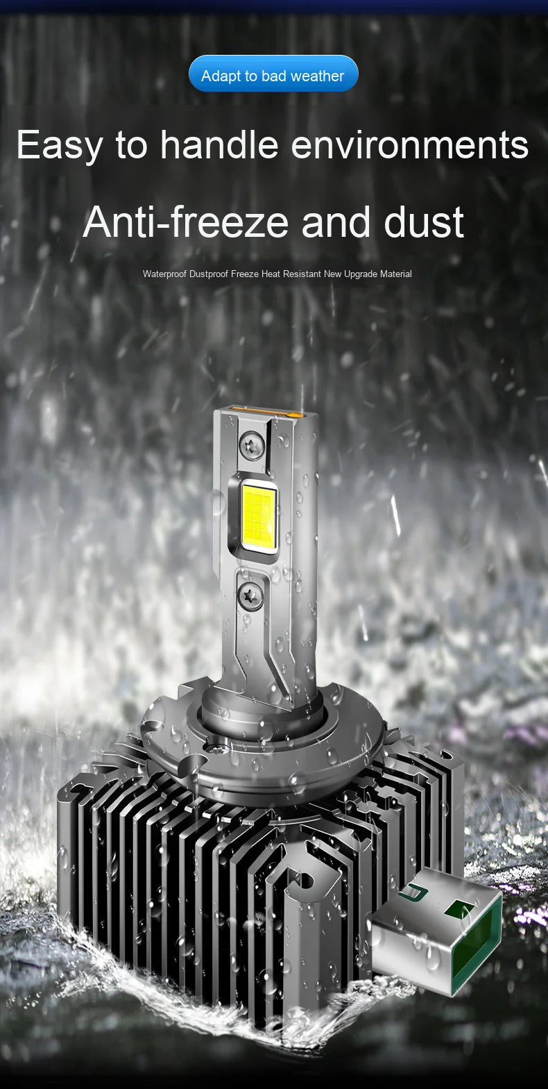 LED-Xenon-Scheinwerfer-Ersatzlampe 100 W 6000 K für D1S/D2S/D3S/D4S/D5S/D8S – Universelle Autoscheinwerferlampe