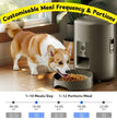 Distributeur automatique de croquettes pour chats et chiens avec caméra et Wi-Fi – Mangeoire intelligente pour animaux de compagnie de 2 L