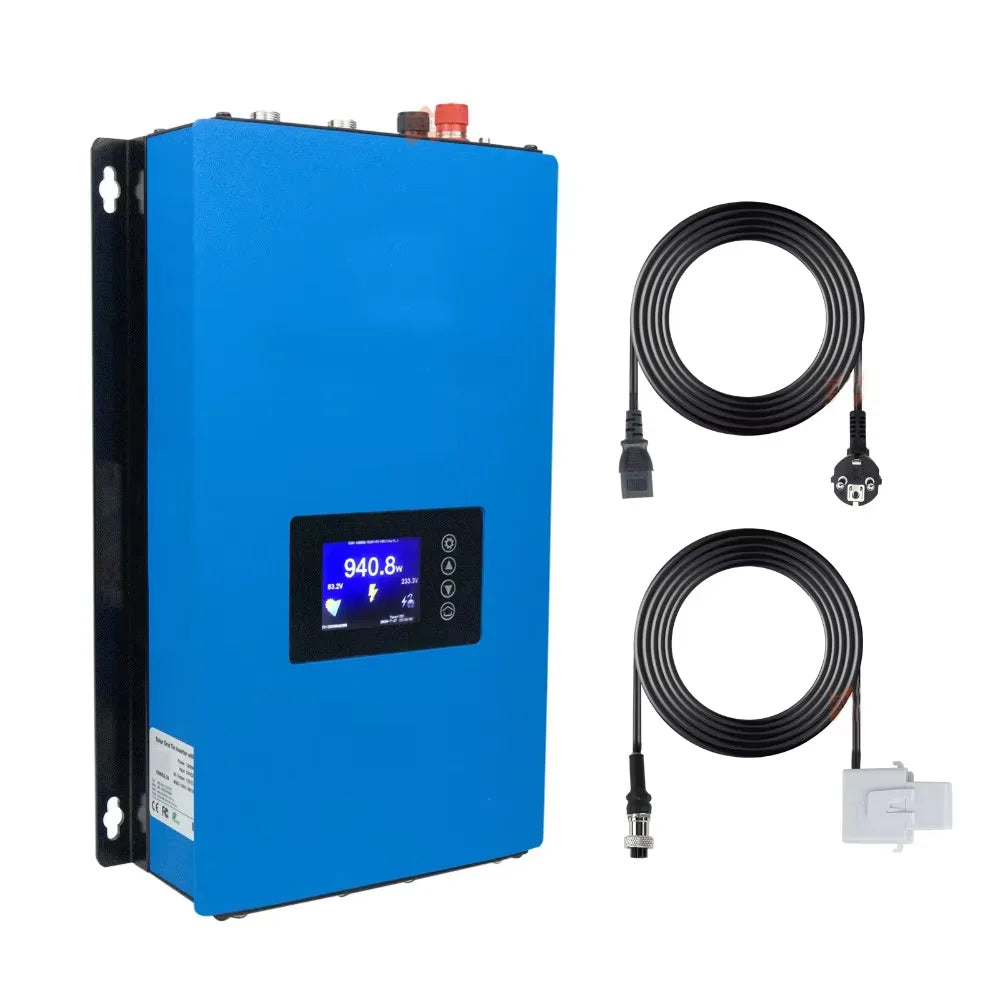 Onduleur solaire TINGEN SUN1000W 1 kW raccordé au réseau avec limiteur – Rendement de 99 % – CC/CA
