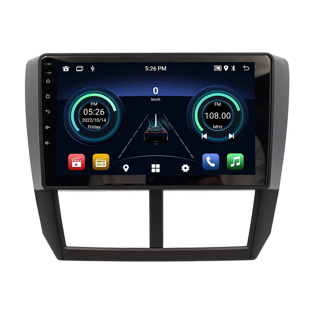 EsunWay Android 14 2DIN Autoradio – Voor Subaru Forester 3 (2007–2013) & Impreza GH/GE