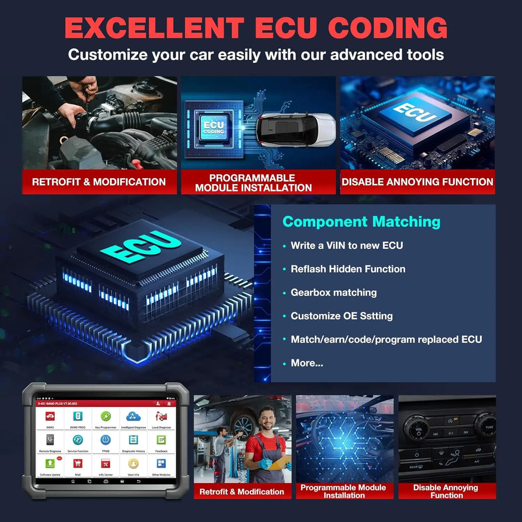 Launch X431 IMMO PLUS – Professioneller Autoschlüssel-Programmierer & OBD2-Diagnosegerät
