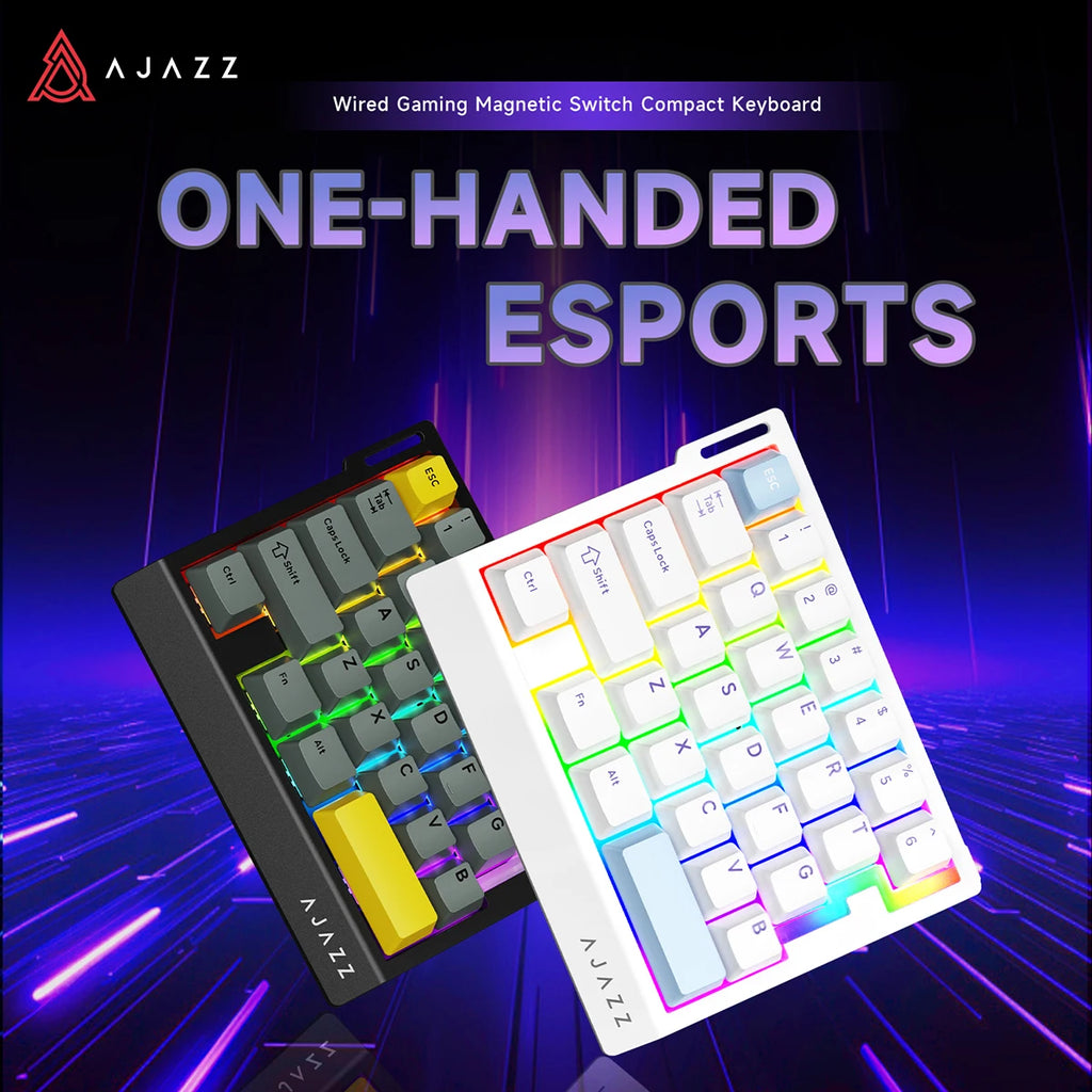 Ajazz AK029 One-Handed Esports Keyboard – 8KHz Magnetic Gaming Keypad (29 Toetsen)