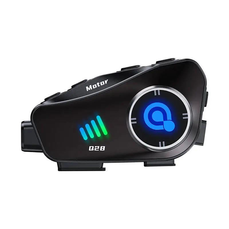 Intercom pour casque de moto Q28-2X 1080P – Intercom Bluetooth avec caméra 1080P (portée de 1000 m)