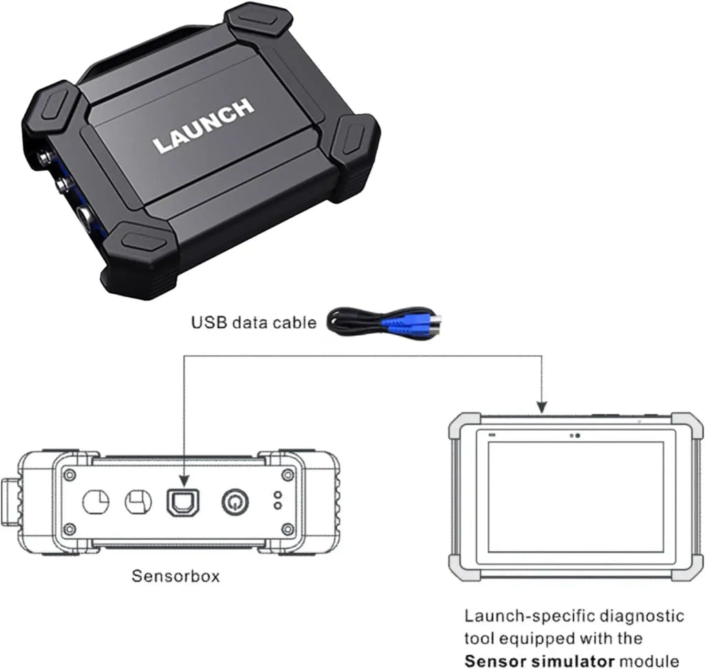 Boîtier de capteur Launch S2-2 – Testeur de capteurs professionnel (12 V)