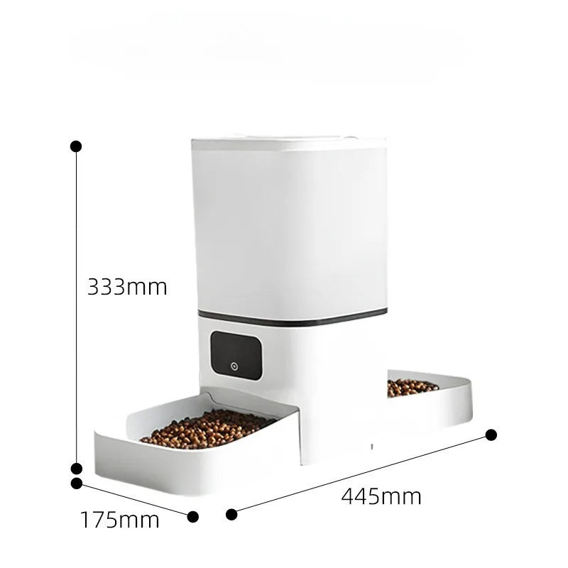 Distributeur automatique intelligent de nourriture pour animaux de compagnie avec Wi-Fi et caméra pour chats et chiens