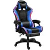 Chaise de Gaming RVB avec LED et Haut-parleurs – Fauteuil Gamer Ergonomique avec Massage et Dossier Réglable