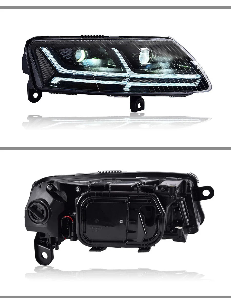 LED-Scheinwerfer mit dynamischem Blinker für Audi A6 (2005–2011) – Tagfahrlicht & Bi-Xenon