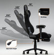 Chaise Gaming Ergonomique avec Dossier et Hauteur Réglables – Fauteuil Gamer de Luxe avec Fonction de Massage