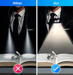 Aixinpin Oplaadbare Neklamp – Slimme LED Zaklamp met Lange Afstand – Type-C – Handsfree & Dimbaar