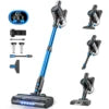 Aspirateur balai sans fil avec LED et laser – Nettoyeur puissant pour poils d'animaux