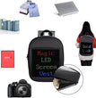 Sac à dos LED intelligent 3D King VisionLed – Couleurs vives P4 4 mm – Étanche IP65 avec contrôle via application
