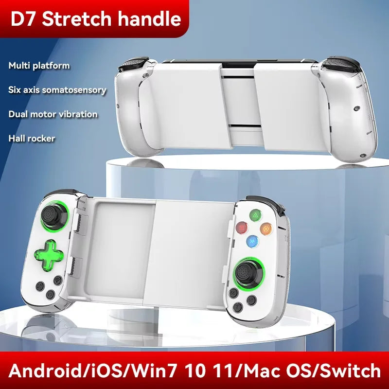 D7 Mobile Game Controller – Bluetooth Gamepad voor Android, iOS & Switch