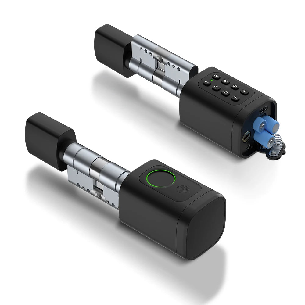 Cylindre de porte électronique intelligent – ​​TTLock / Tuya – WiFi et BLE – Modèle V1-ZKMA