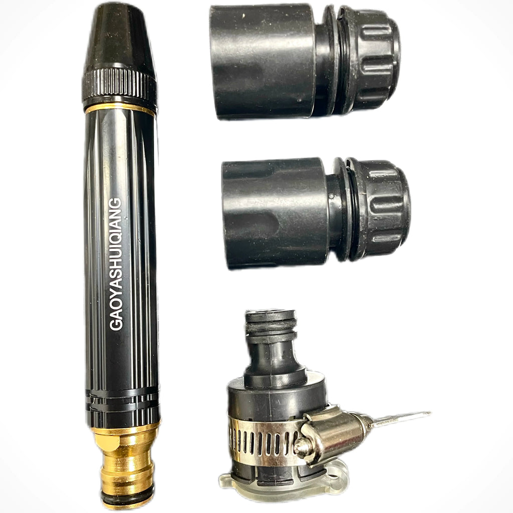 Alloy & ABS Tuinslang Foam Sprayer – Black Diamond Water Gun – Auto & Tuin Reiniging – 1/4” Aansluiting