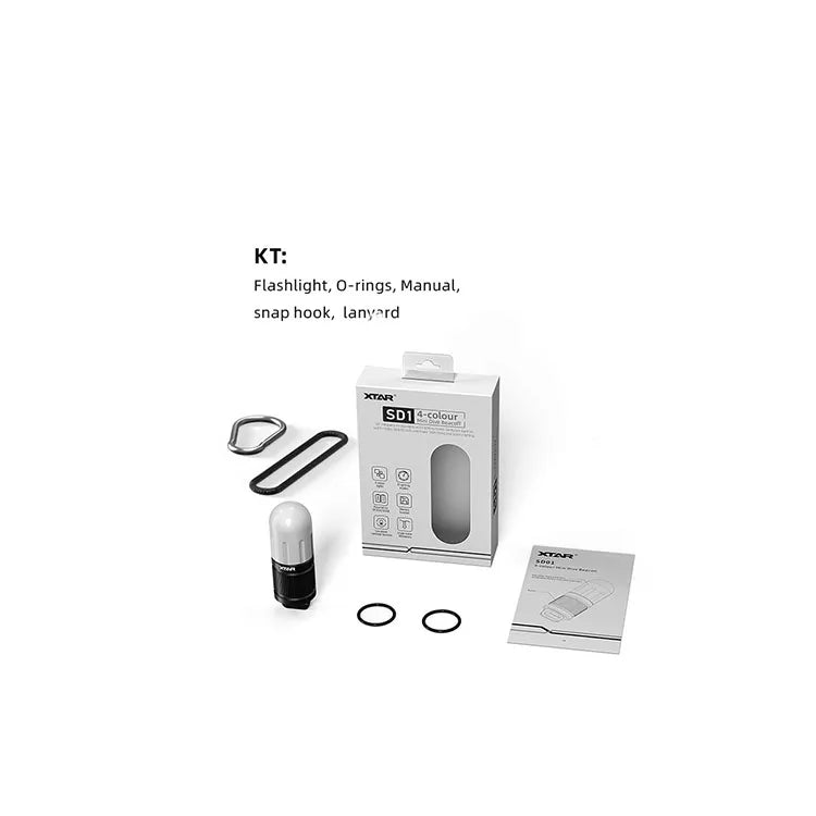 Balise de plongée XTAR SD1 Mini – Feu de signalisation LED personnel pour la plongée