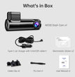 AZDOME M330 MAX 4K Dash Cam – Caméra de tableau de bord 4K pour voiture avec Wi-Fi, commande vocale et mode parking