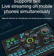 Carte son pour streaming en direct avec effets – Table de mixage audio USB pour podcasts et streaming