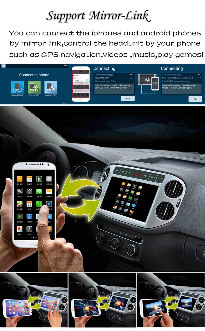 Android-Autoradio mit CarPlay & GPS für Peugeot 508 / 508SW (2010–2016)
