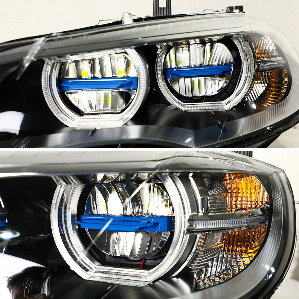 Phares LED améliorés pour BMW X6 E71 (2008–2013) – Phares avec feux de jour à LED