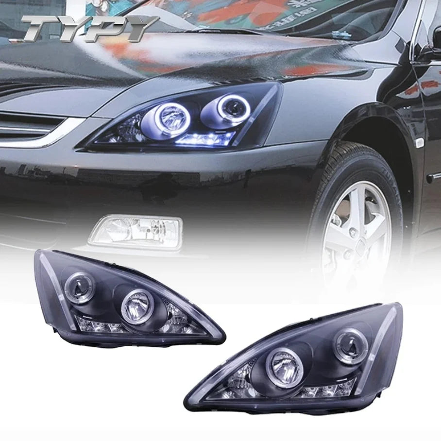 Phares bi-xénon à LED avec feux de jour pour Honda Accord 7e génération (2003-2007)