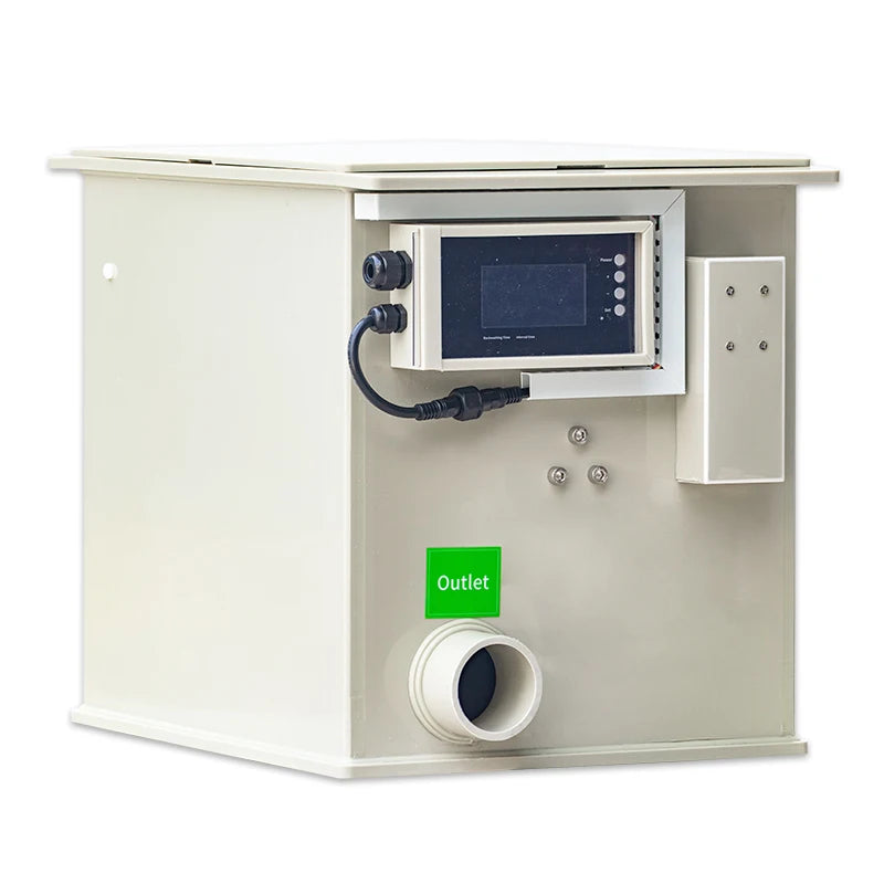 QLozone RAS Mechanischer Trommelfilter 10 m³/h – Mini-Drehtrommelfilter für Koiteiche
