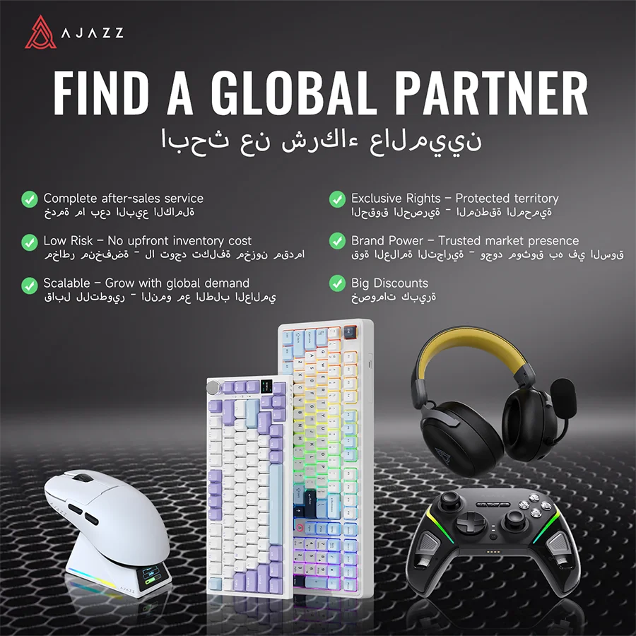 Ajazz AK029 One-Handed Esports Keyboard – 8KHz Magnetic Gaming Keypad (29 Toetsen)