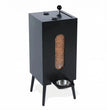 Gamelle en bois pour chien et chat – Distributeur de croquettes automatique au design Noyer grande capacité