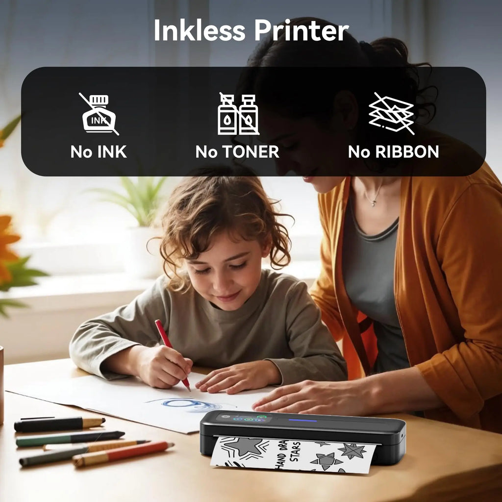 Phomemo M832D A4 Tragbarer Drucker – Kabelloser, tintenloser Thermodrucker