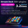 Station d'accueil MiraBox 293 Stream – Pavé macro visuel à 15 touches pour créateurs et joueurs
