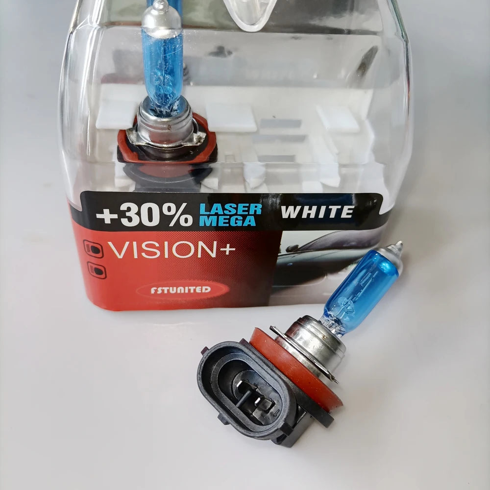 Ampoule halogène H8 12 V 35 W blanc chaud – Ampoule universelle pour voiture – UNIMOTOR