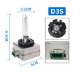 2 ampoules de phares au xénon HID D3S/D3R 6000K – Remplacement d'origine pour Audi A3 A4 A5 A6 Q5 Q7