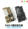 Raid-X Tactische Red & IR Laser Sight – 20mm Rail – Aluminium – Model FL03050