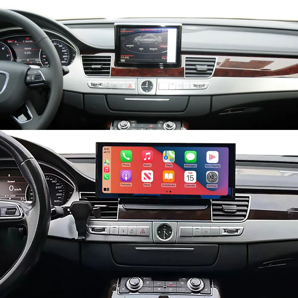 Daolutong 10.25 Inch Android GPS Audi A8L – 10.25” Android Multimedia met OBD2 & DSP
