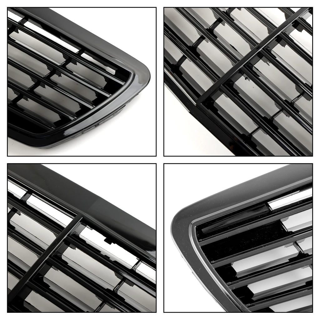 🚘 Glanzend Schwarzer Frontgrill für Mercedes-Benz E-Klasse W211 E320 / E350 / E55 AMG (2002-2006)