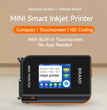 Imprimante jet d'encre portable YMARK Mini 12,7 mm – Imprimante compacte par lots et date 2025