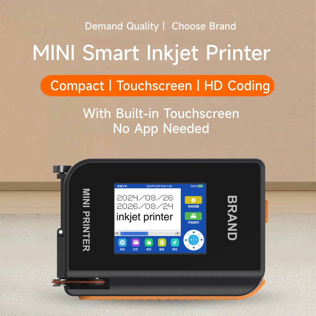 Imprimante jet d'encre portable YMARK Mini 12,7 mm – Imprimante compacte par lots et date 2025