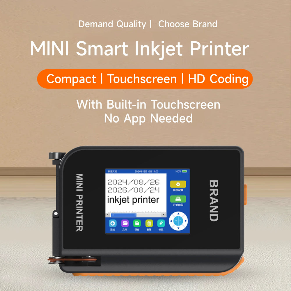 YMARK 12,7-mm-Mini-Hand-Tintenstrahldrucker – Kompakter Stapel- und Datumsdrucker 2025